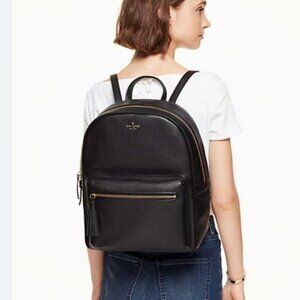 Kate Spade New York “Chester Street Aveline” Pebbled Leather Backpack